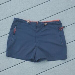 Periscope PS-3983 Y2K Nylon Cargo Shorts Y2K Adjustable Waist Cargo Shorts Sz 7